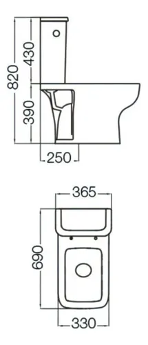 Depósito Dual Ferrum Trento Inodoro Mochila Blanco Dew6f