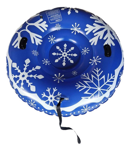 Tubo De Nieve Inflable Con Asas Y Cordón De 150 Cm De