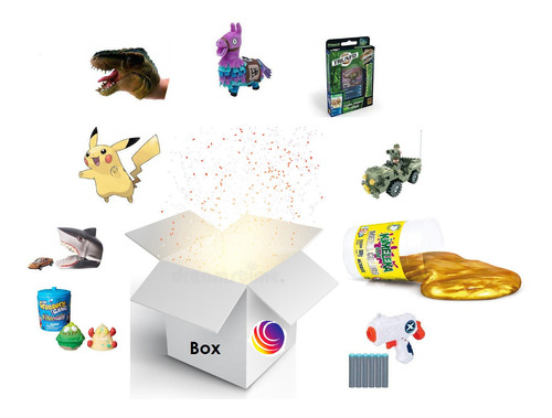 Box Mistério Surpresa Brinquedos Meninos Intermediario