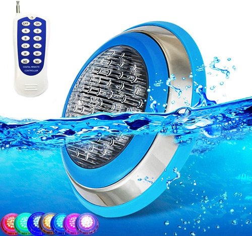 Luces Led Sumergibles Rgb Para Piscina