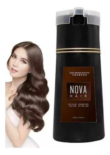 . Shampoo De Tintura Instantânea Nova Hair Shampoo De