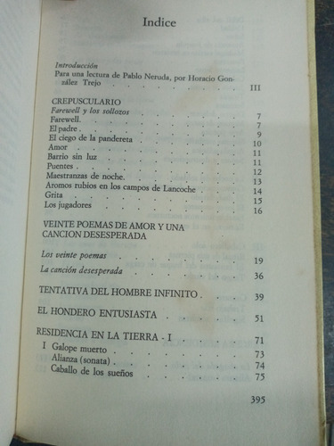 Imagen 3 de 6 de Seleccion De Poemas * 1925 / 1952 * Pablo Neruda * Circulo *