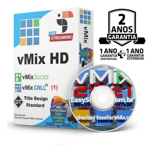 Vmix Hd Com Dvd De Vídeos Vmix Fundamentos Em 12x