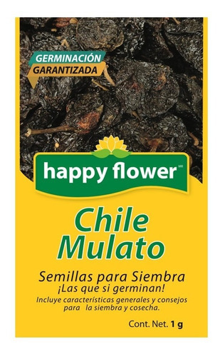 Happy Flower Semillas De Chile Mulato 1g 