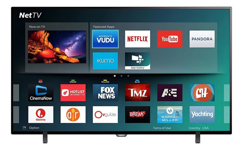 Smart TV de 50" Philips 5600 Series 50PFL5602 con pantalla LED 4K