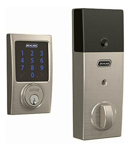 Schlage Be469zp Cen 619 Sense Smart Deadbolt Century