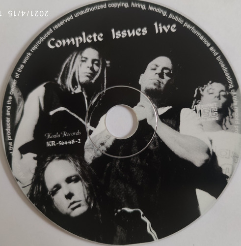 Korn Cd Live Issues Bootleg Raríssimo (Usado)