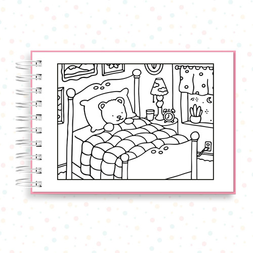 Livro Colorir Bobbie Goods 100 Folhas Capa Dura