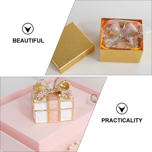 Joyas, Cajas De Regalo, Joyero Con Lazo, Para Bodas