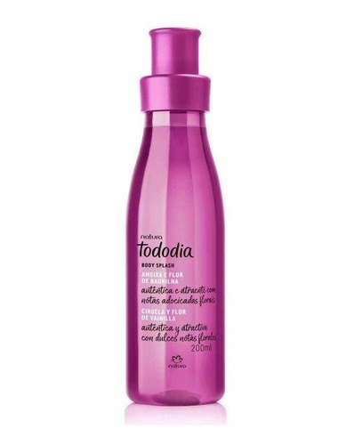 Natura Body Splash, Volumen Unitario De Ciruela Y Flor De Vainilla, 200 Ml