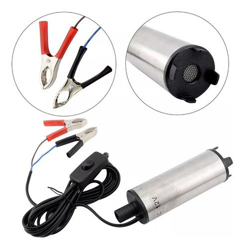 Bomba Submersivel 12v Óleo Diesel Água 720 Litros Hora