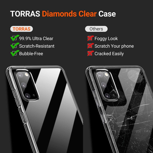 Los Diamantes Torras Claro Diseñado Para Samsung Galaxy S20