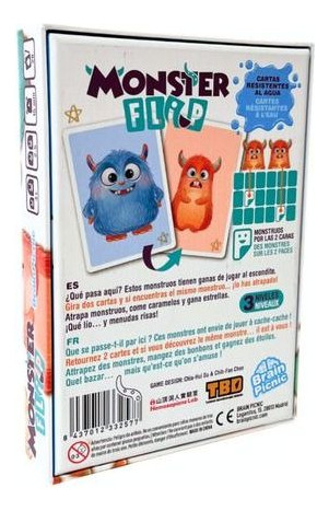 Zacatrus - Juego De Mesa Familiar Y Sencillo - Monster Flip