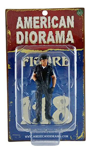 Figura Jefe Swat Para Modelos 1:18