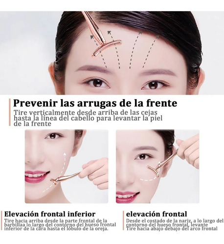 Imagen 6 de 10 de Mini Martillo Para Masaje Ojos Facial + Aplicador De Crema
