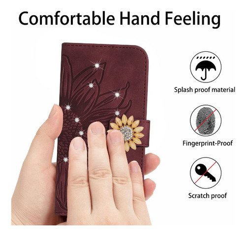 Funda Para Motorola Moto G9 Power Phone, Funda Tipo Cartera
