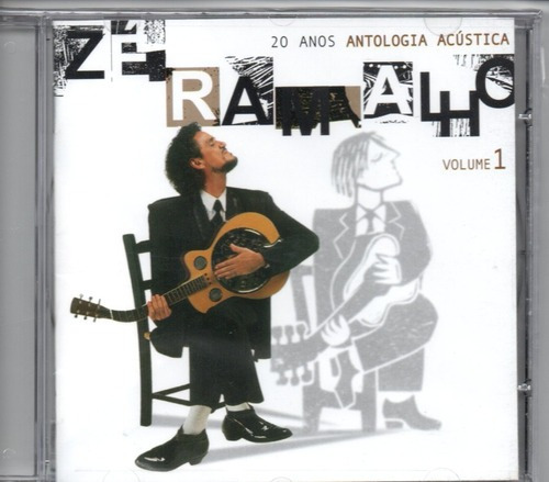 Cd Zé Ramalho - 20 Anos De Antologia Acústica / Cd Vol. 1