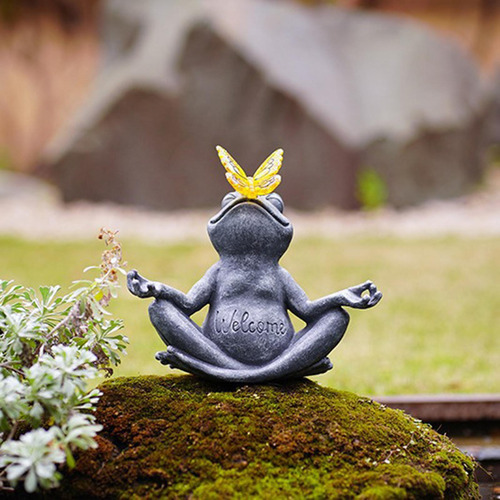 Lámpara Decorativa Con Forma De Rana Para Meditación Y