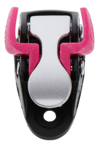 1pc Patinaje En Línea Correa Hebilla Patines Rosa 2 5x3.5cm