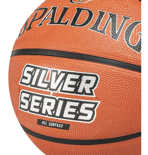 Pelota Series Basket Basquet Silver Profesional N°7 Spalding