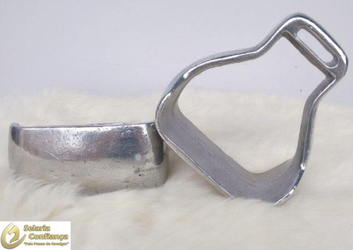Kit Montaria Estribo De Aluminio + Loro Forrado Inox P Selas