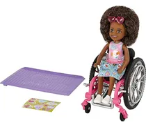 Comprar Barbie Muñeca Y Silla De Ruedas Chelsea Con Ruedas