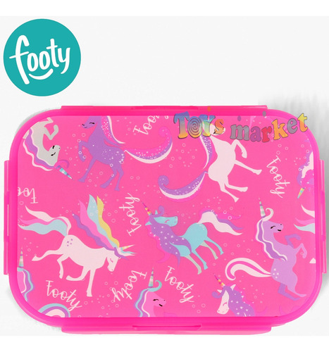 Imagen 4 de 8 de Lunchera Plegable Con Cubiertos Vianda De Silicona Footy