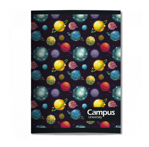 Cuaderno Tapa Flexible Campus 96 Hojas Varios Diseños Febo
