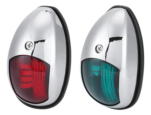 Luz De Navegación Marina Led 12v Impermeable Verde Estribor
