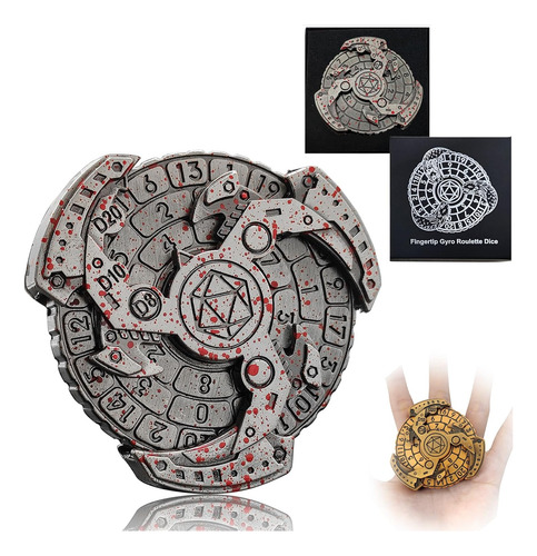 2024 Shadow Roulette Dice Spinner Para Juego De Dados Dnd, D