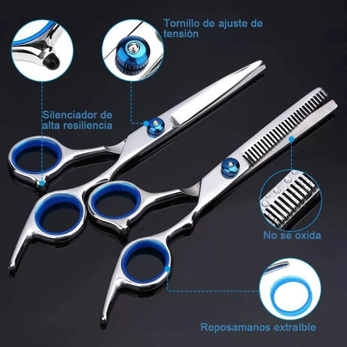 Tijeras Barbero Profesionales Estilistas Para Cortar Cabello