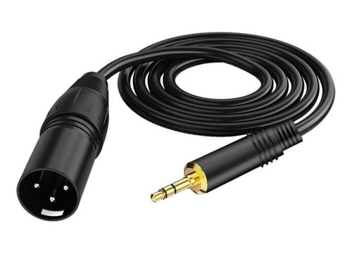 Cable Auxiliar Multimedia De Xlr A Plug 3.5 Stereo 3 Metros