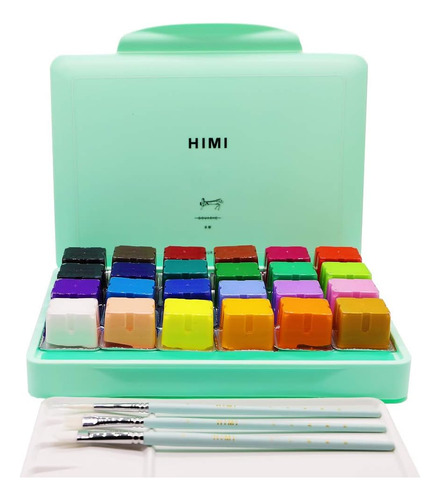 Conjunto De Pintura Himi Gouache, 24 Cores X 30 Ml/1 Oz Com