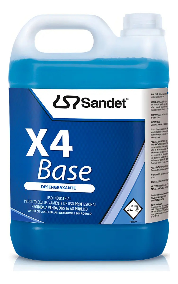 X4 Base Motor, Rodas E Pátios Sujos De Óleo E Graxa 5 Litros
