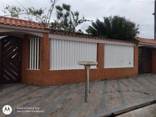 Imagem 14 de 30 de Casa Com Piscina, Edícula, Ducha, Área Gourmet Com Churrasqueira, No Bairro Cibratel 2 Em Itanhaém, Aceita Financiamento Bancário