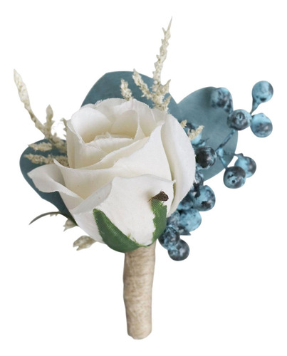 Corsage, Artificial Simple Prom Party Flores En El Pecho