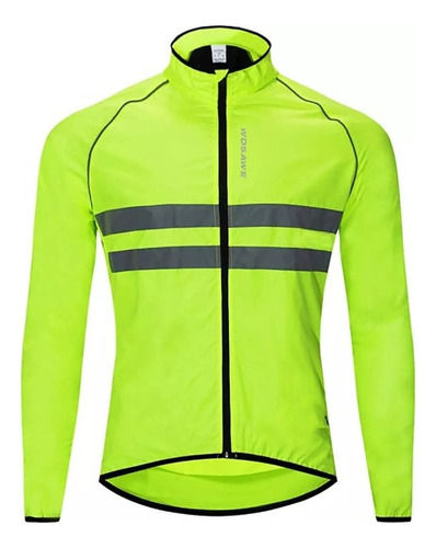 Chaqueta Cortaviento Ciclismo Running Con Bolsillos