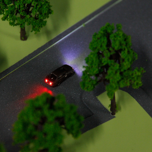 10 Peças Molo Carros Cenário Diorama 1: 200