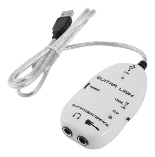 Imagen 1 de 2 de Interfaz Guitarra Usb Guitar Link Interface Adaptador Pc Mac
