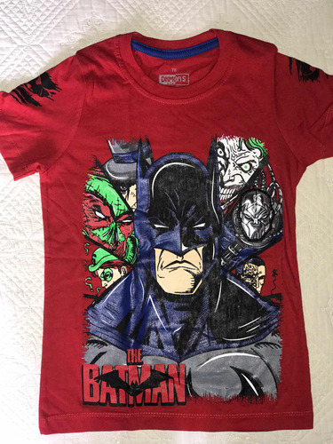 Franelas Para Niños Infantiles  Batman