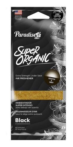 Ambientador Super Organic Black X1 Und