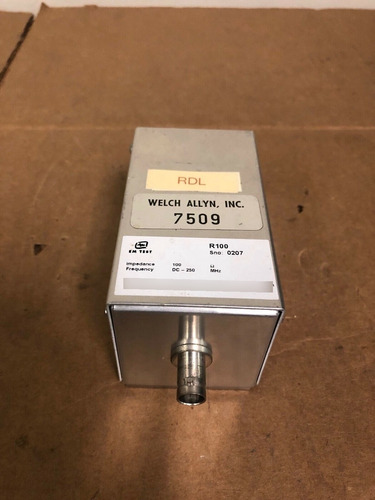 Amplifier Research R100 Welch Allyn Inc. Stainless Steel Ttq