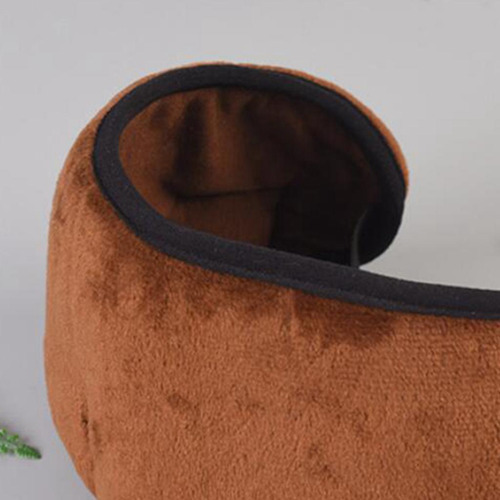 Máscara De Dormir Meditar Bluetooth Musical Com Fone De Ouvido Tapa Olho Marrom Ecommercebv