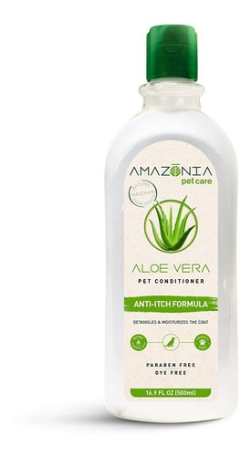 Acondicionador Amazonia Aloe Vera Perros Y Gatos 500ml