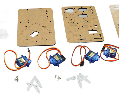 Kit De Brazo Robótico Mecánico Programable Con Precisión De