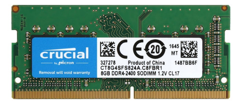 Memoria Ram Portátil 8gb Ddr4 2400mhz