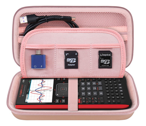 Elonbo Hard Travel Case For Texas Instruments Ti-nspire Cx .