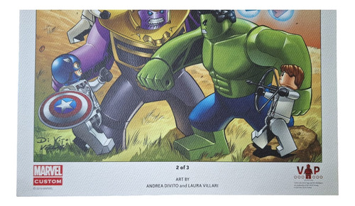 Poster Exclusivo Lego Vip Original Avengers Endgame