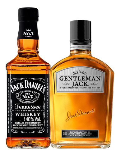 Whisky Jack Daniels N°7 200ml + Whisky Gentleman Jack 200 Ml