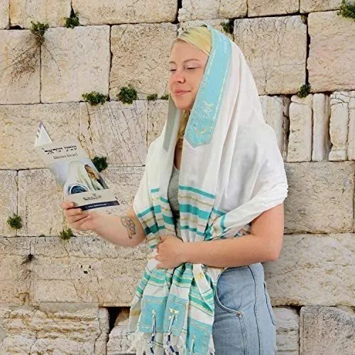 Chal / Talit De Oracion Talit De Israel Light Blue